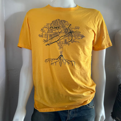 ROOTS Tee in Gold