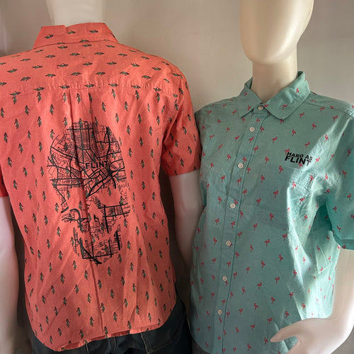 BRAIN CRATE Tropical Button Shirt