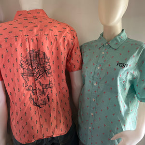 BRAIN CRATE Tropical Button Shirt