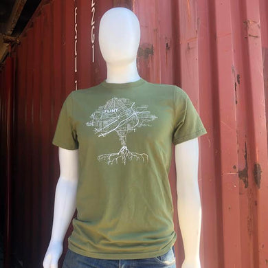 ROOTS Tee in Green