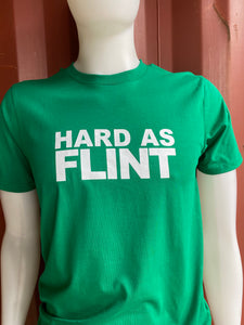 Green Hard As Flint Logo Tee