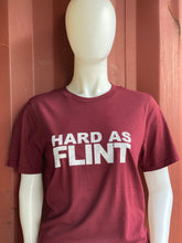 Burgundy Hard As Flint Logo Tee